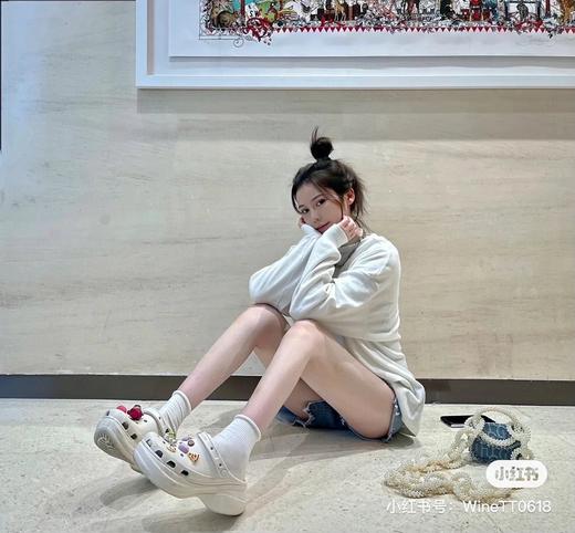 卡洛驰crocs云朵系列女款增高洞洞鞋 商品图8