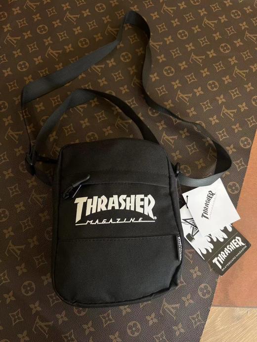 THRASHER帆布单肩斜挎两用小背包 商品图6