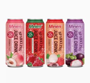 美恩果汁气泡饮料(碳酸饮料）330ml 商品图0