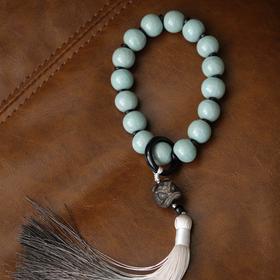 【七夕礼物】【原创汝瓷系列】原创系列汝瓷 醒狮采青手持