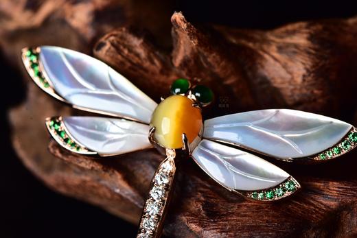 【灵飞】欧珀猫眼蜻蜓胸针-CB12312128 商品图7