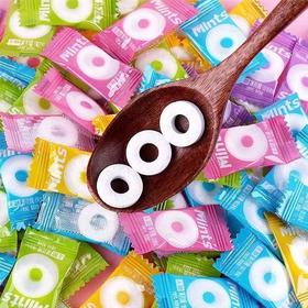 【夏日清新小心机薄荷圈圈糖】无糖薄荷糖圈圈清凉糖，多种口味多重享受独立包装随身携带,商务场所招待清新口气酒店前台糖果散装QQ