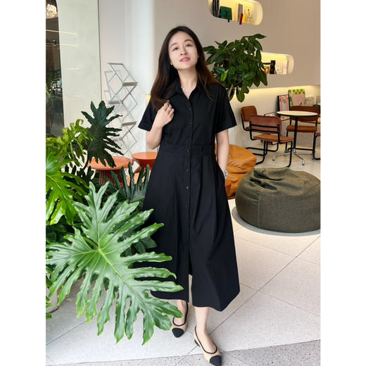 25特价 2405503   府绸棉 衬衫式连衣裙 商品图7