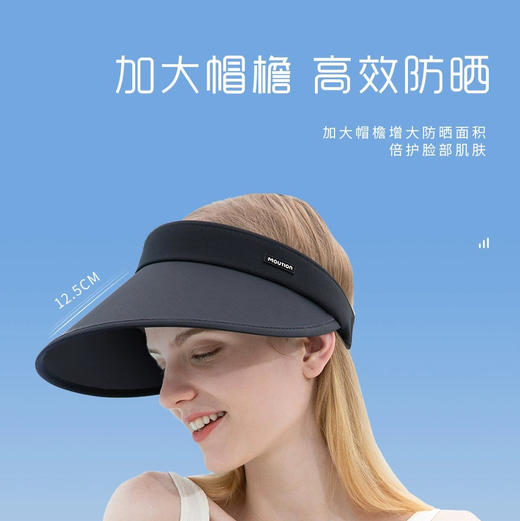 Moution茉寻空顶防晒帽 商品图4