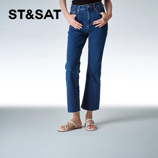 星期六优雅珍珠夹趾凉拖SSC2115281 商品图4