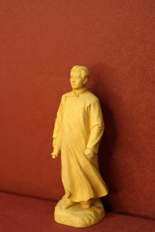 毛主席°黄杨木摆件 商品图3
