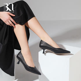 BAKERLOO女鞋舒适羊皮小高跟鞋AD42