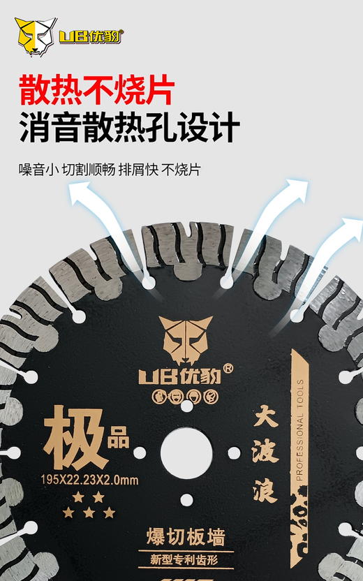 优豹极品195开墙大波浪（无刷机专用） 商品图5