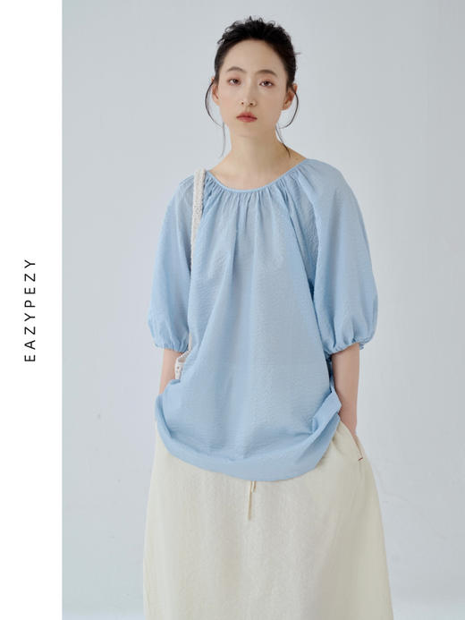 2024SS 日本进口泡泡棉花苞袖娃娃衫 商品图2