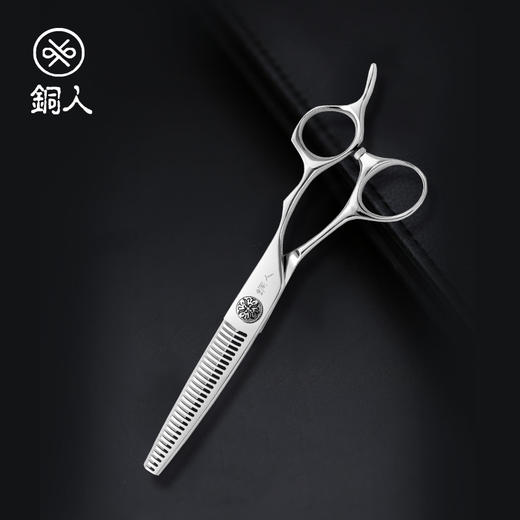 铜人滑刀K113美发剪刀男发牙剪30%-35%去发量打薄牙剪专业家用剪刀 商品图0