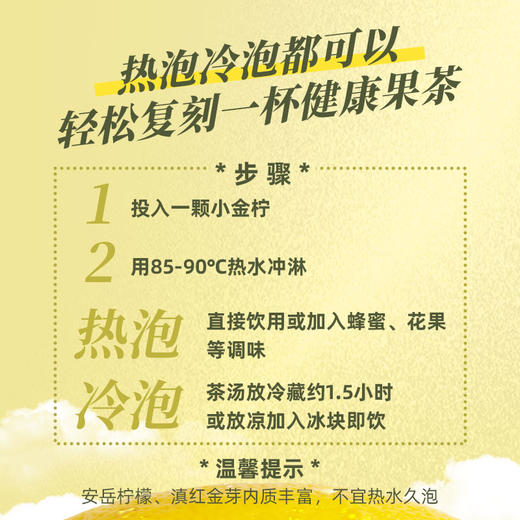 【新品】澜沧古茶2024年小金柠滇红柠檬红茶单颗盒装12g 商品图4