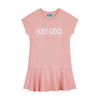高田贤三（KENZO）女童混纺KENZO印花圆领短袖连衣裙 K12306 商品缩略图0