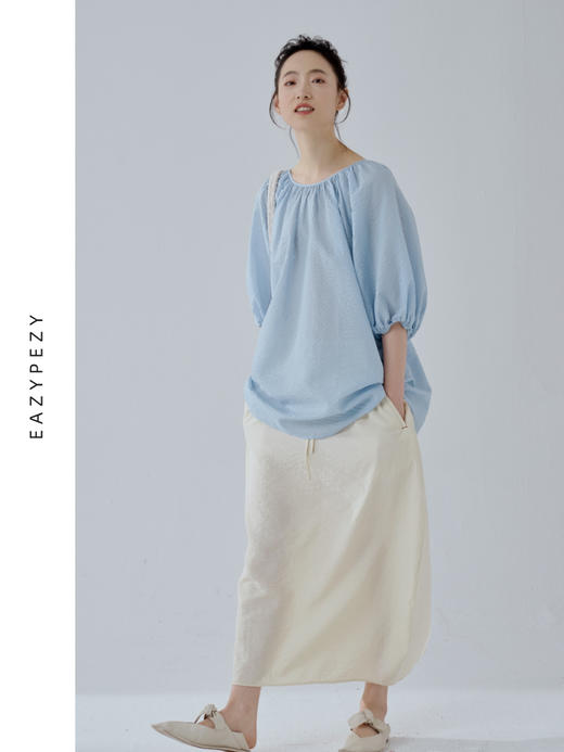 2024SS 日本进口泡泡棉花苞袖娃娃衫 商品图3