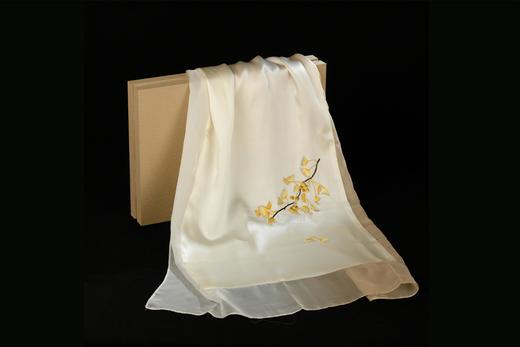 真丝长巾—古银杏 商品图2