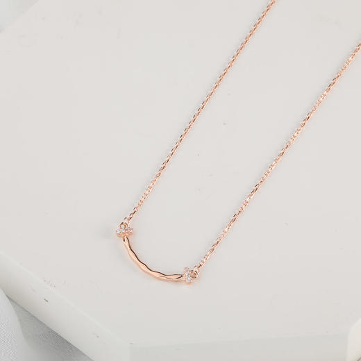 【宏艺珠宝】笑脸·银s925项链 商品图4