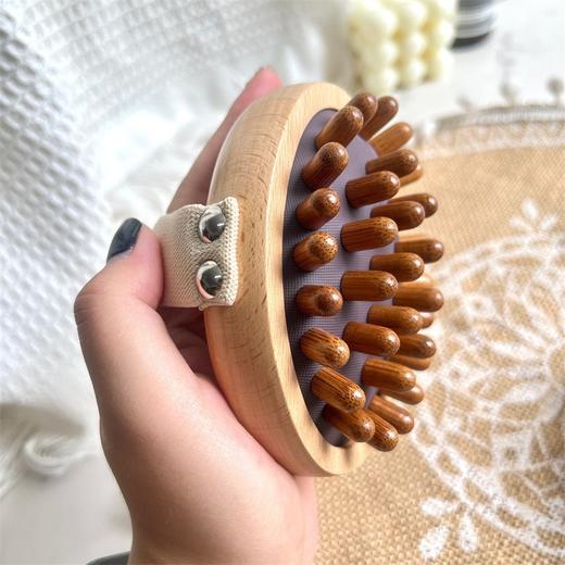 老米优品🎈福利！出口日本《气囊按摩器》日式气垫经络梳，木质头部按摩梳，全身拍打器！ 气囊梳子 头皮按摩~~ 商品图0