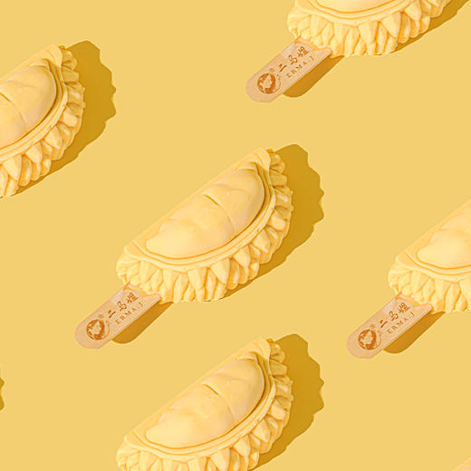 【二马姐 榴莲冰淇淋】添加≥30%猫山王榴莲果肉，配上优质生牛乳 口感绵密，浓郁果香 商品图1