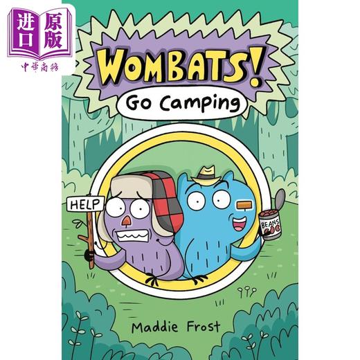 【中商原版】英文原版桥梁漫画 考拉袋熊冒险记2册 Wombats 1-2 Go To Wizards Wharf Go Camping 儿童图画图像小说故事书 商品图2