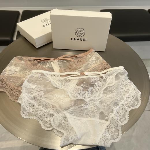D526香奈儿亲肤柔软蕾丝料内裤3条装 商品图2