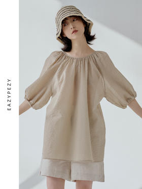 2024SS 日本进口泡泡棉花苞袖娃娃衫