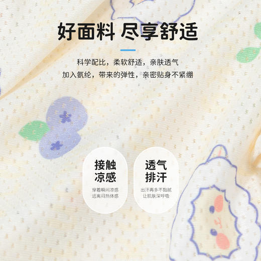 【7A抑菌】4条装女童内裤夏季网眼透气平角裤冰爽舒适宝宝内裤ZB5DP032 商品图7