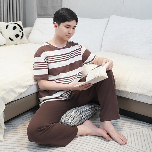 【69元1套】春夏纯棉男士长裤套头家居服睡衣套装-2242282 商品图1