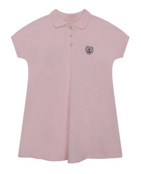 高田贤三（KENZO） 女童棉质徽标刺绣短袖连衣裙 K12315