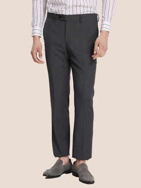 callisto深灰绵羊毛西裤 STBWP053T