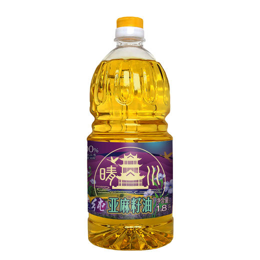 晴川物理压榨纯亚麻籽油1.8L（黄鹤楼系列） 商品图0