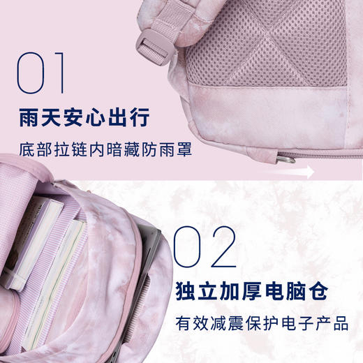 Beckmann倾城系列特别版 30L大容量，自重轻，简约纯色，上学/工作两相宜 商品图2