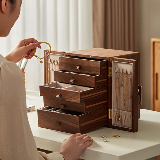 初心| 复古双开门首饰柜 商品图8