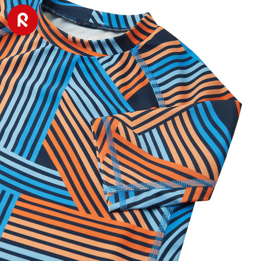 reima男孩儿童T恤2024春夏新款休闲防晒沙滩运动圆领短袖 商品图2