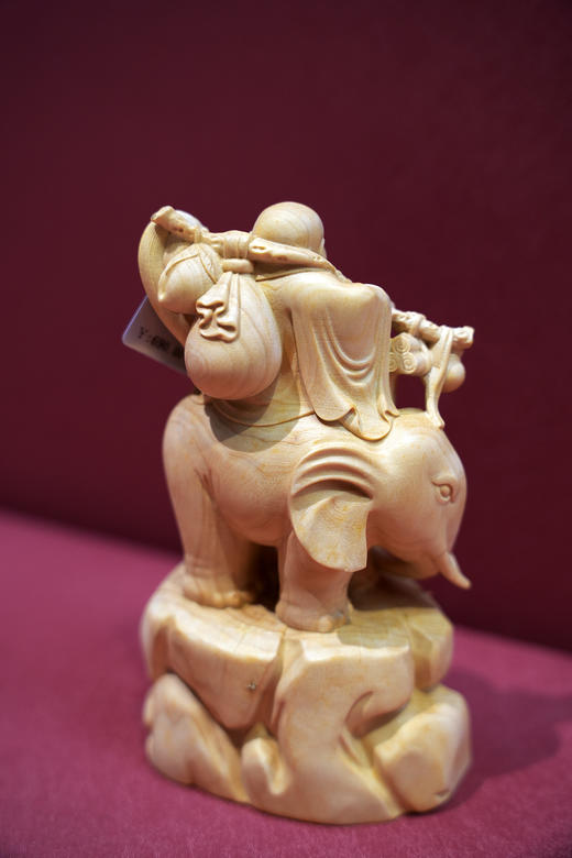 吉祥弥勒°黄杨木雕摆件 商品图6