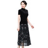 妈妈装蕾丝裙子套装MY5889 商品缩略图2