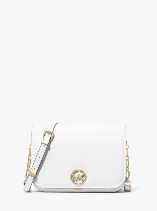 【MK】MICHAEL KORS Delancey 中号皮质邮差包 商品图0