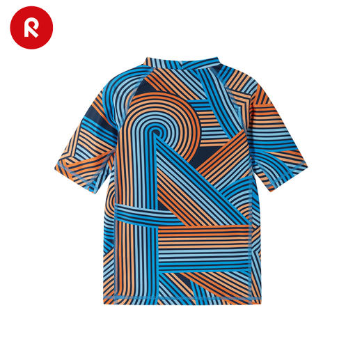 reima男孩儿童T恤2024春夏新款休闲防晒沙滩运动圆领短袖 商品图1