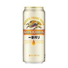 麒麟一番榨500ml听装啤酒【一箱请拍24听】
