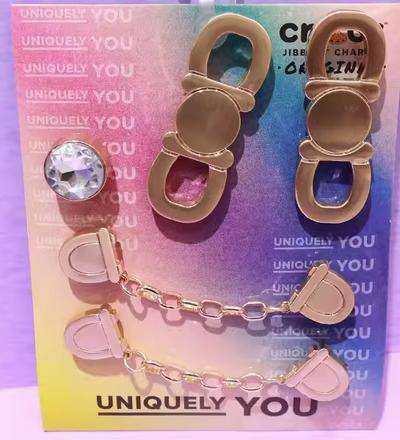 crocs 卡骆驰 智必星 饰品质感装饰五件套10012935 商品图0