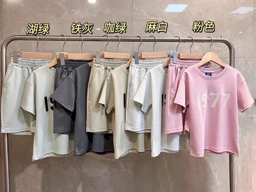 5色可选~吊牌价299元！【拉慕儿儿童1977套装】走线干净整洁，妥妥的大厂出品 很清凉的款式，男孩女孩都能穿~给娃娃们准备的小T恤和小短裤，套装直接解决所有！ 商品图2