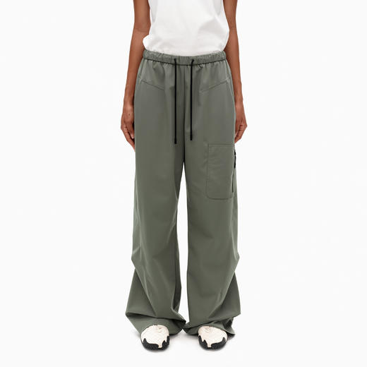 NUTH多口袋松紧腰运动裤宽松直筒百搭休闲裤女 商品图0