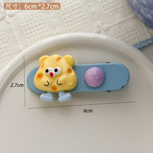 超值五件套【敲可爱！儿童卡通发绳发饰】卡通创意奶酪土司曲奇食玩儿童发绳可爱搞怪女生扎马尾丸子头头绳彩色，款式可爱百搭好看,美美的你必备呦。ry 商品图8