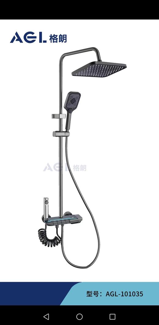 格朗 AGL淋浴花洒-101035 枪灰 商品图0