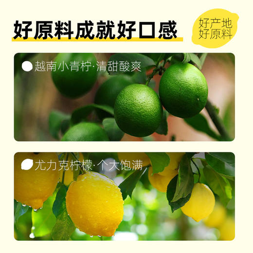 【长轻优选】喜善花房夏季满杯冷榨小青柠/柠檬液NFC工艺冲饮果汁36g*7条/盒 商品图8