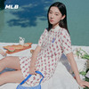 MLB女时尚满标长款翻领T恤短袖23年春夏新款3FOPM0233 商品缩略图0