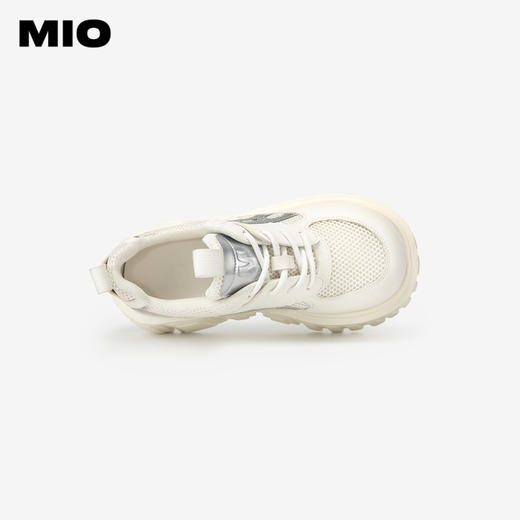 MIO米奥秋季圆头超高跟休闲鞋城市运动风琴鞋舒适厚底女鞋M244563205 商品图2