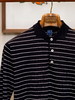 Fedeli 黑色条纹长袖Polo 商品缩略图1