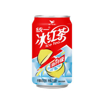 统一 冰红茶 罐装柠檬红茶饮料 310ML*24罐 整箱装 新旧包装交替发货 商品图2