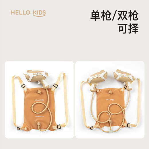 【无需反复打气  双水枪设计】电动连发背包电动双水枪 夏日缤纷戏水体验 可畅玩2-3小时 双供水模式 超有趣 商品图7