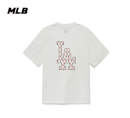 MLB男女情侣运动短袖老花大logo时尚休闲T恤23春夏新款3ATSM0233 商品图7