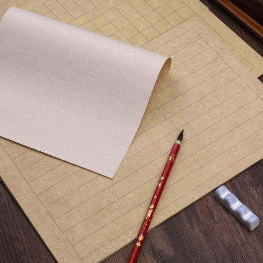 小楷日课纸丨蜡染麻纹日课纸2cm格子竖格 商品图2